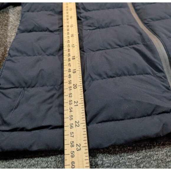 Michael Kors Womens M Down Hooded Puffer Full Zip Black Jacket Coat - Picture 7 of 9